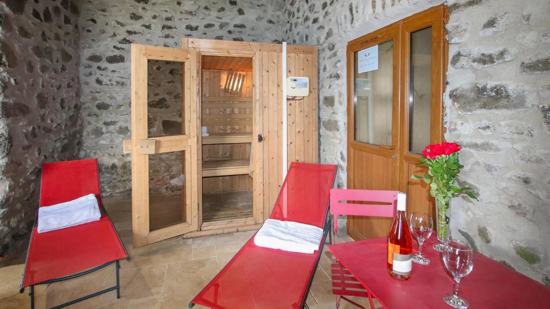 Awesome Home In Privas With Sauna Tatil Evi